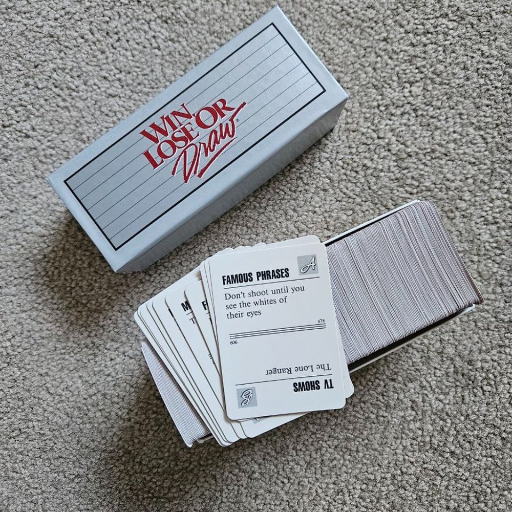 Win, Lose or Draw - Board Game -‎ Cards Only - 1 Box
